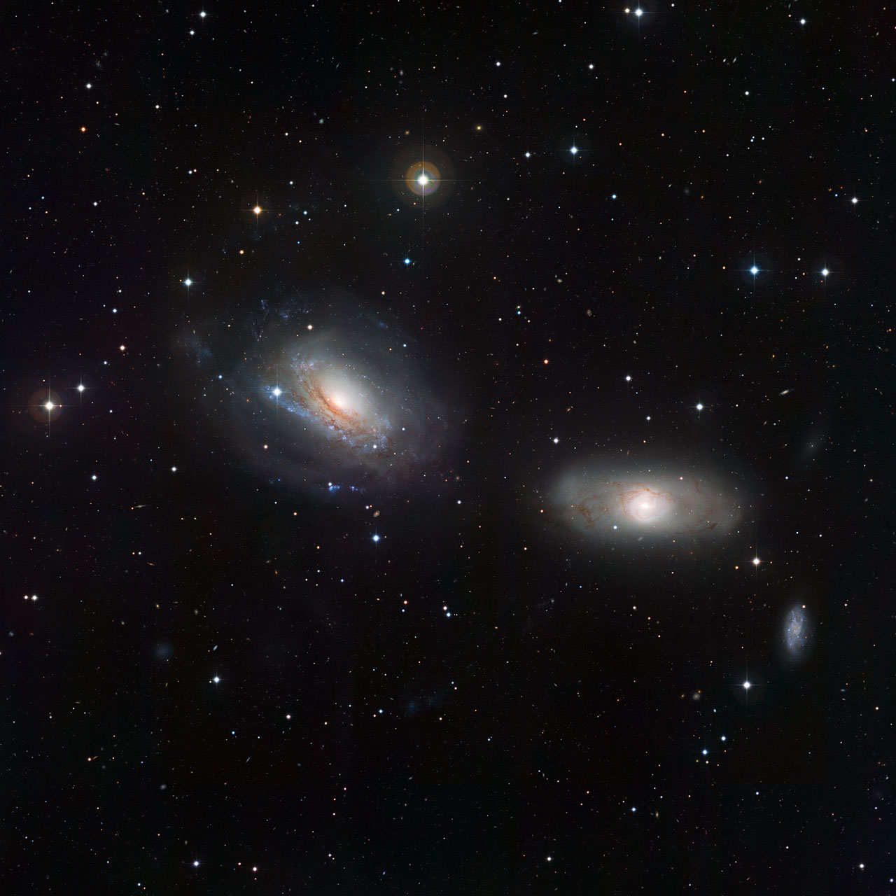 NGC 3169, NGC 3166, NGC 3165