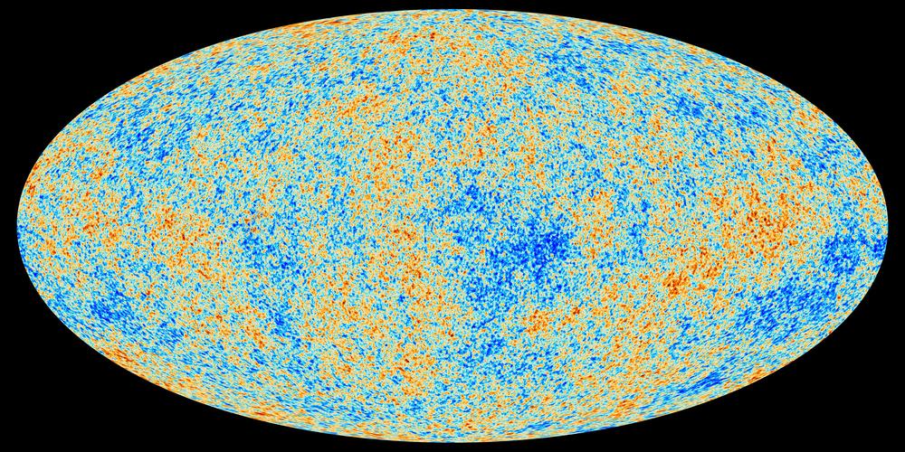 Mapa promieniowania tła - Planck 2013