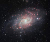 Galaktyka M33 – zdjęcie z VST