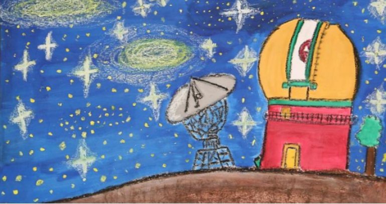 Rysunek z konkursu astronomicznego