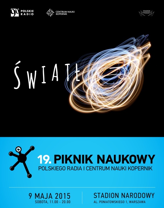 Plakat 19. Pikniku Naukowego Polskiego Radia i Centrum Nauki Kopernik