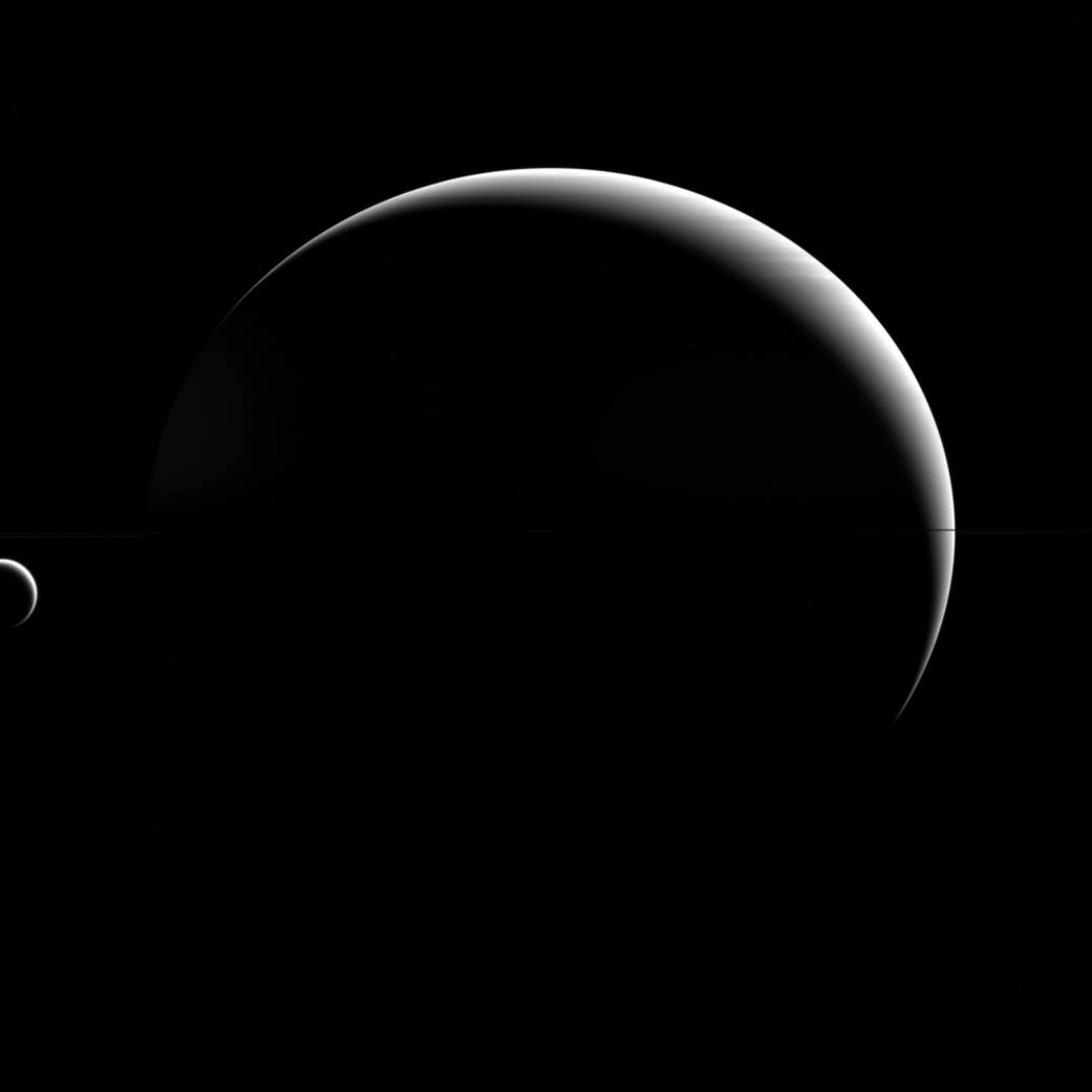 Tytan - zdjęcie sondy "Cassini"