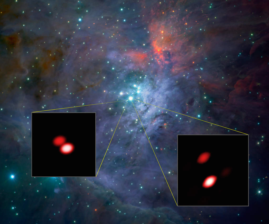 Gwiazda podwójna w Gromadzie Trapezu - pierwsze odkrycie GRAVITY