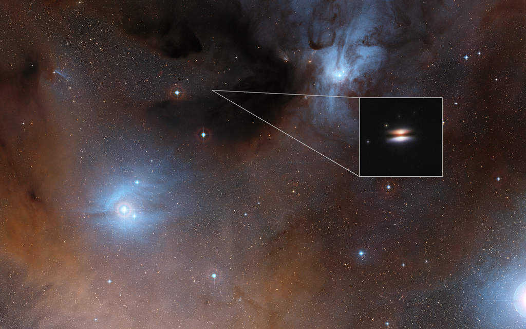 Dysk protoplanetarny wokół 2MASS J16281370-2431391