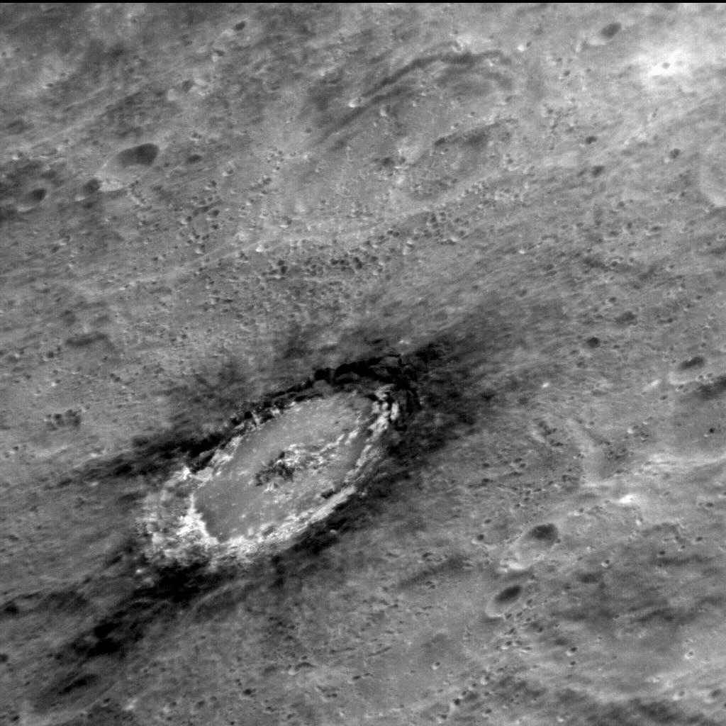 Krater Basho - Merkury