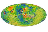 Mapa grawitacyjna Marsa